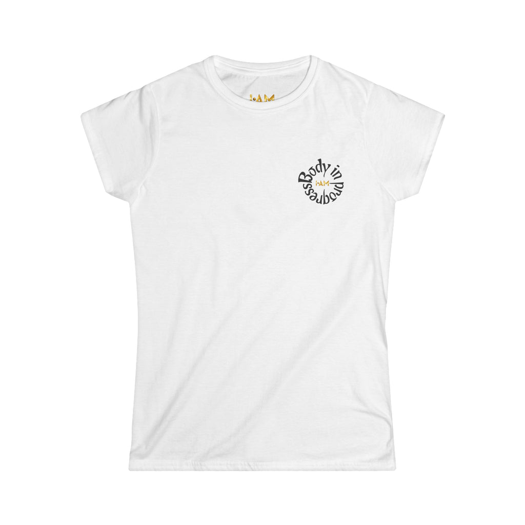 Woman’s ‘Body in Progress’ Tee — Cute Workout Girl Graphic T-Shirt
