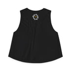 Crop Top — 'Ride Through the burn' Cute Weightlifting Girl Fitness Tank