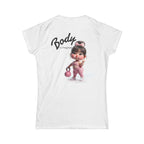 Woman’s ‘Body in Progress’ Tee — Cute Workout Girl Graphic T-Shirt