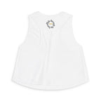 Crop Top — 'Ride Through the burn' Cute Weightlifting Girl Fitness Tank