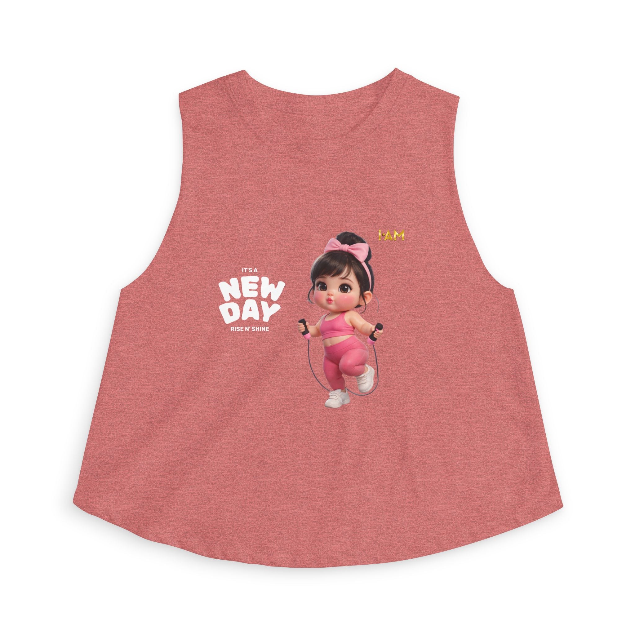 Cute Gym Girl Crop Top – It’s a New Day