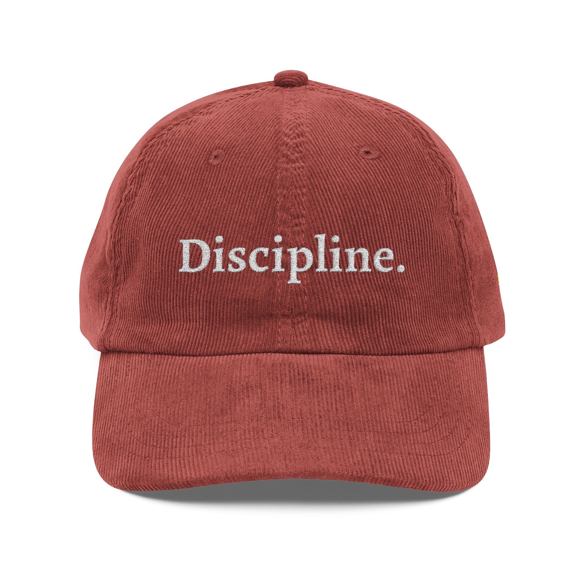 Discipline. Vintage Corduroy Cap