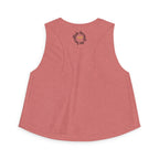 Crop Top — 'Ride Through the burn' Cute Weightlifting Girl Fitness Tank