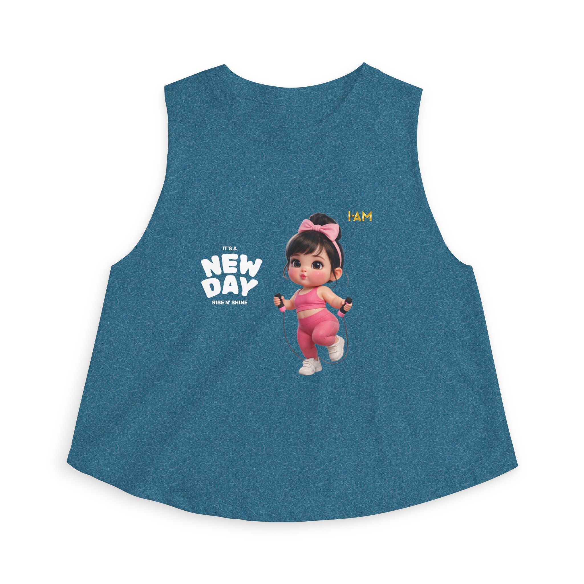 Cute Gym Girl Crop Top – It’s a New Day
