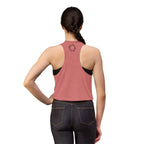 Crop Top — 'Ride Through the burn' Cute Weightlifting Girl Fitness Tank