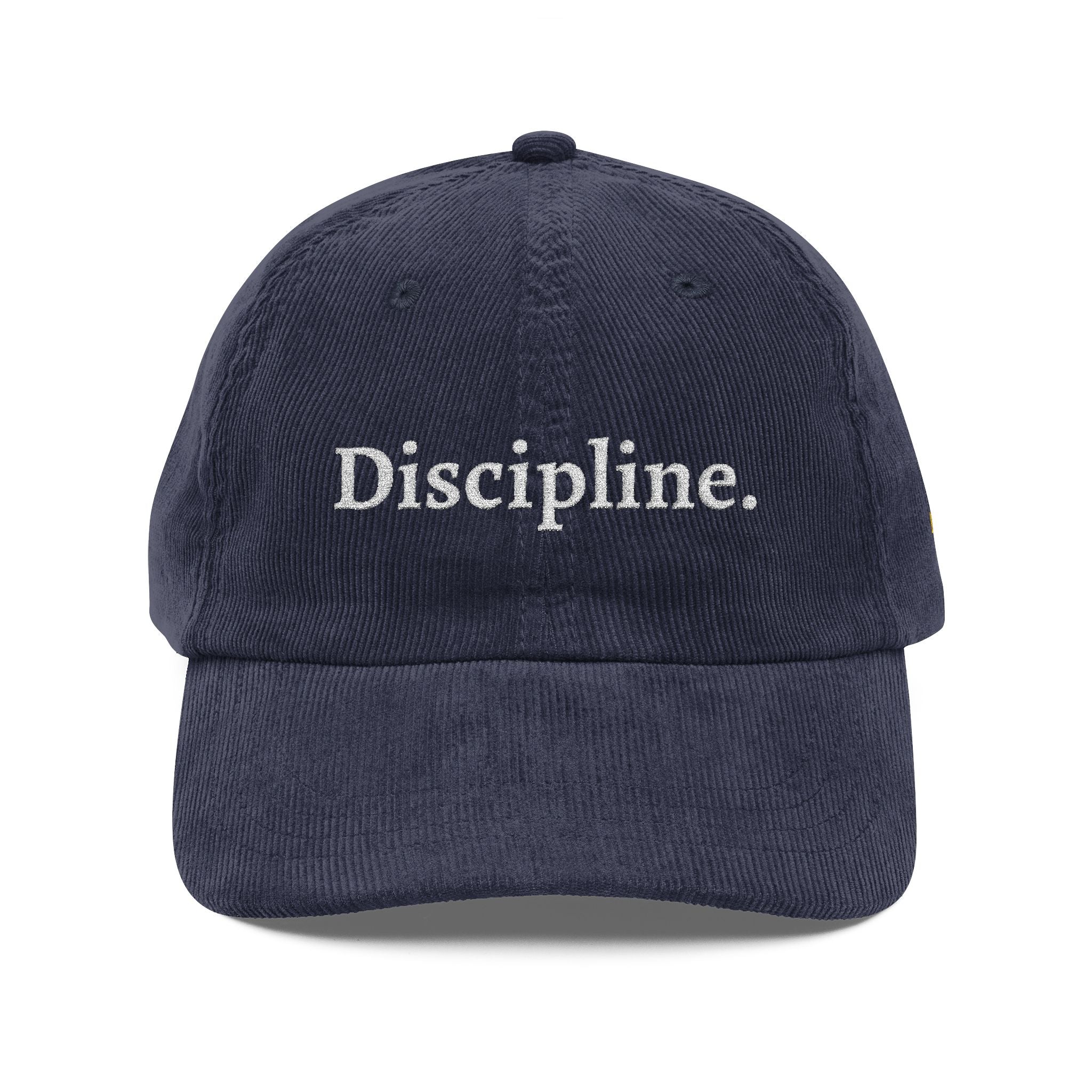 Discipline. Vintage Corduroy Cap