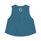 Crop Top — 'Ride Through the burn' Cute Weightlifting Girl Fitness Tank
