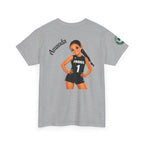Custom Volleyball Girl T-Shirt – Personalized Name FROGS Jersey Design