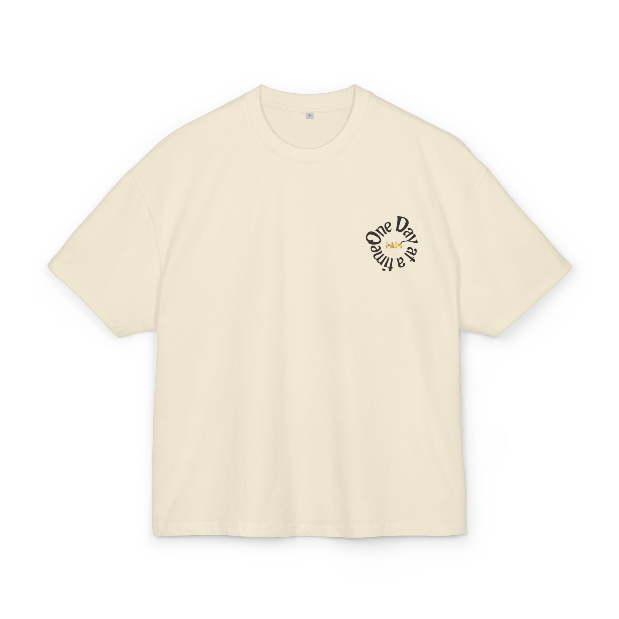 Motivational Fitness Tee — "One Day at a Time" Cute Weightlifting Graphic