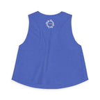 Crop Top — 'Ride Through the burn' Cute Weightlifting Girl Fitness Tank