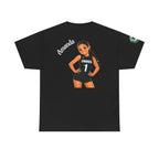 Custom Volleyball Girl T-Shirt – Personalized Name FROGS Jersey Design