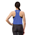 Crop Top — 'Ride Through the burn' Cute Weightlifting Girl Fitness Tank