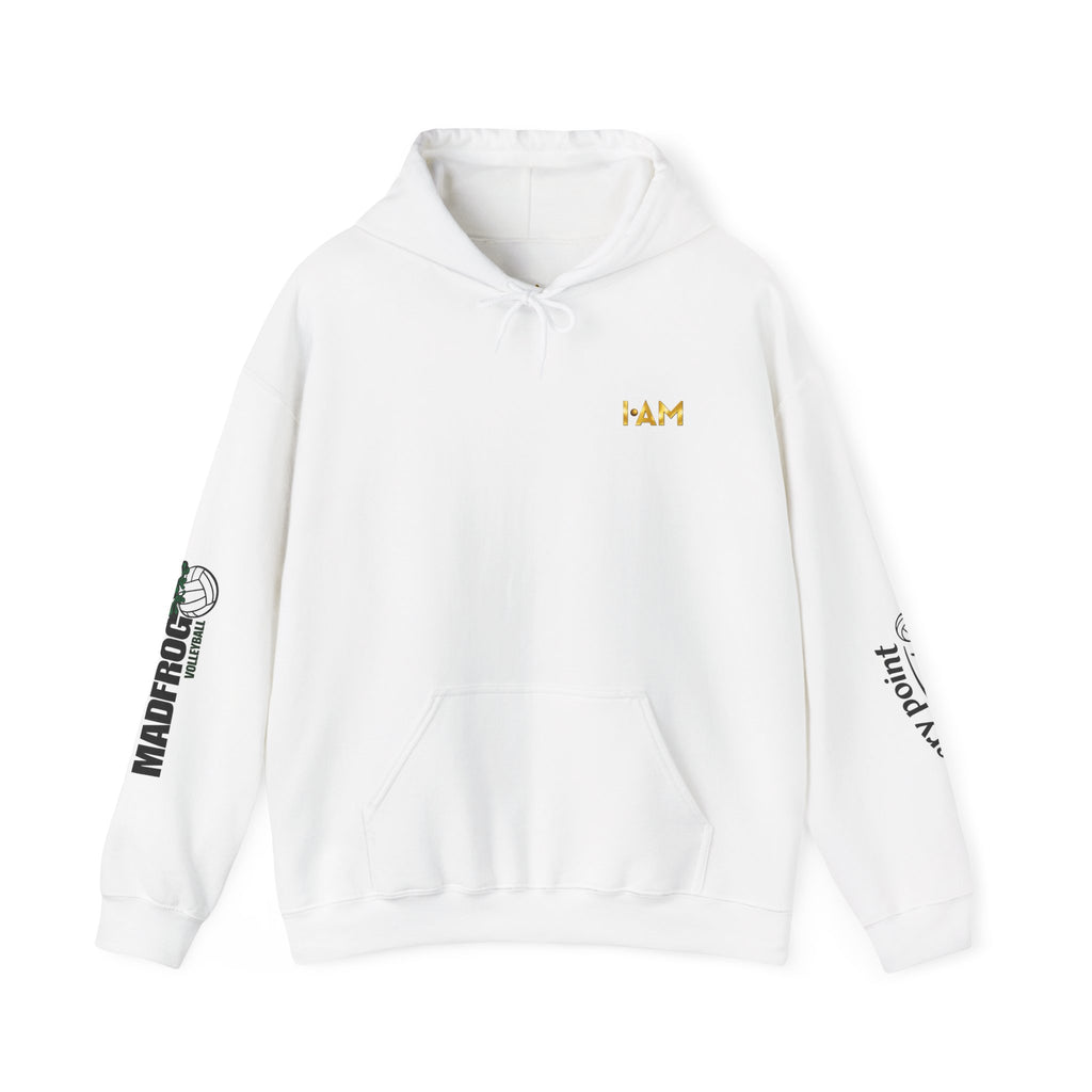 Frogs Volleyball Team Hoodie – Personalized  Player Back Print
