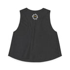 Crop Top — 'Ride Through the burn' Cute Weightlifting Girl Fitness Tank