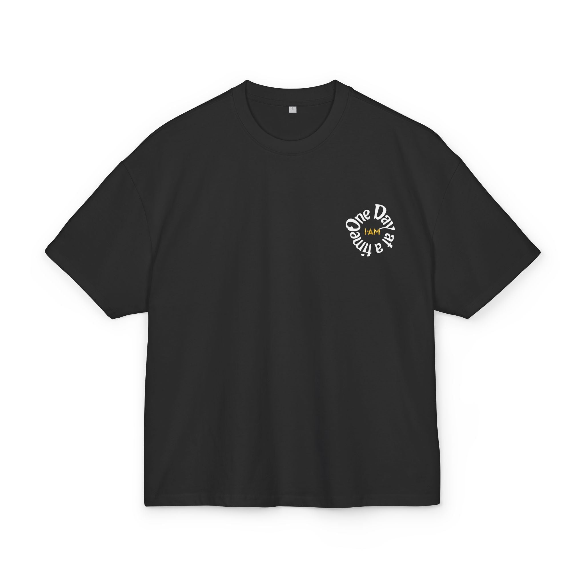 Motivational Fitness Tee — "One Day at a Time" Cute Weightlifting Graphic