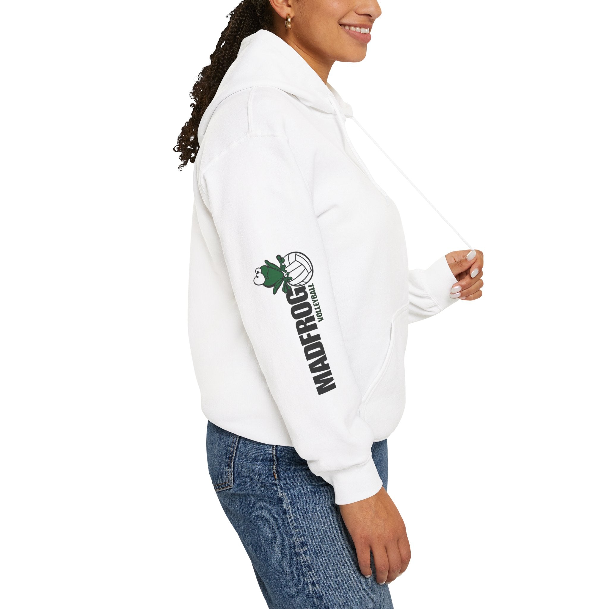 Frogs Volleyball Team Hoodie – Personalized  Player Back Print